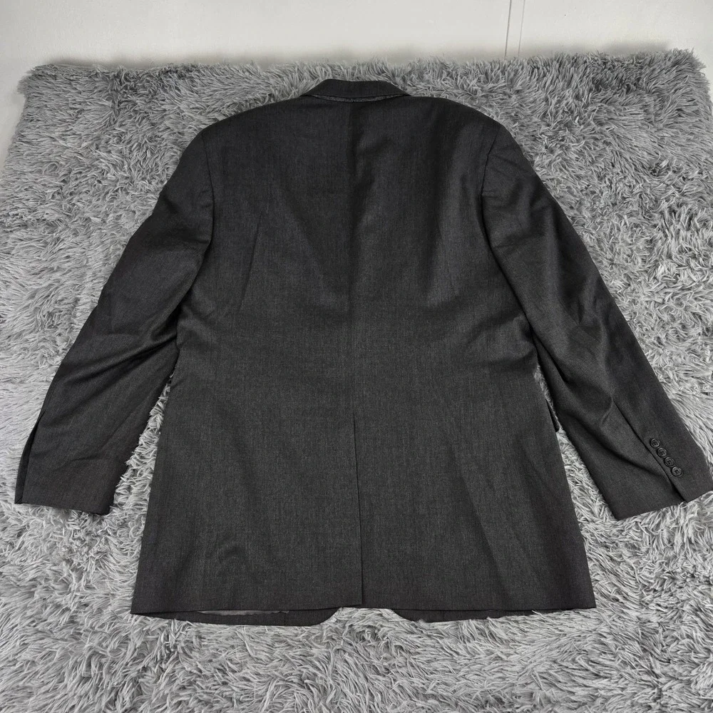 Jos A. Bank Mitchell Signature 44L Gray 3 Button Single Vent Blazer Sport Jacket
